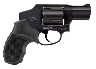 Black .38 Special revolver with 2-inch barrel and 5-round cylinder.